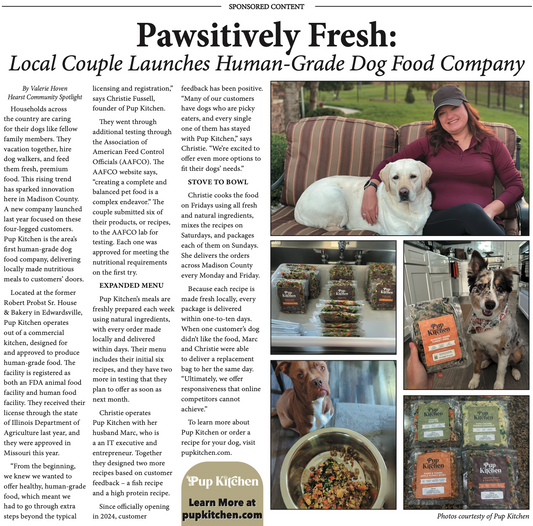 Pawsitively Fresh: Local Couple Launches Human-Grade Dog Food Company