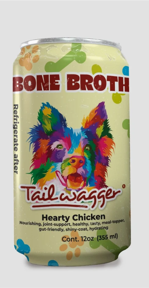 Tailwagger Dog Beer - Tailwagger Hearty Chicken Bone Broth