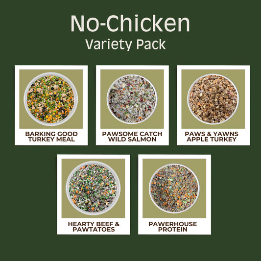 No-Chicken Variety Pack – 5 lbs