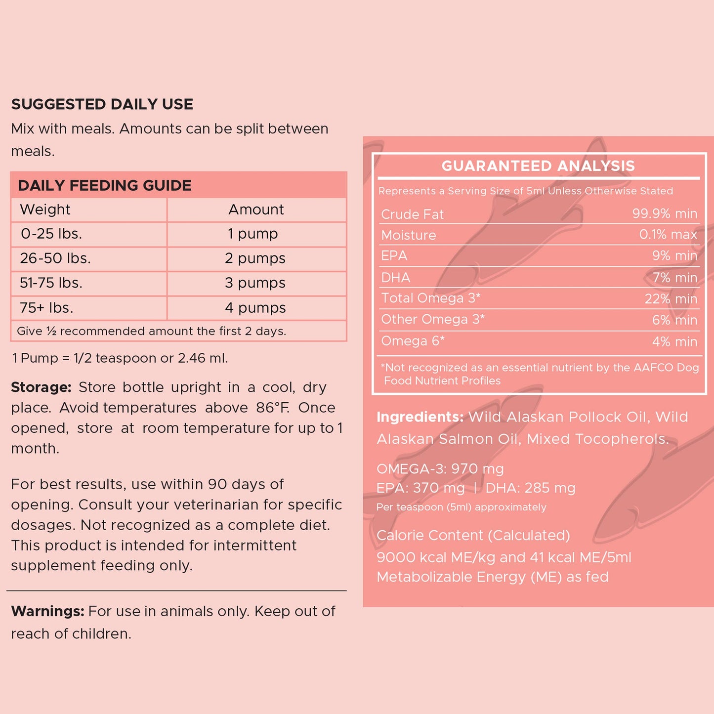 Chew + Heal - Chew + Heal Wild Alaskan Salmon Oil Formula