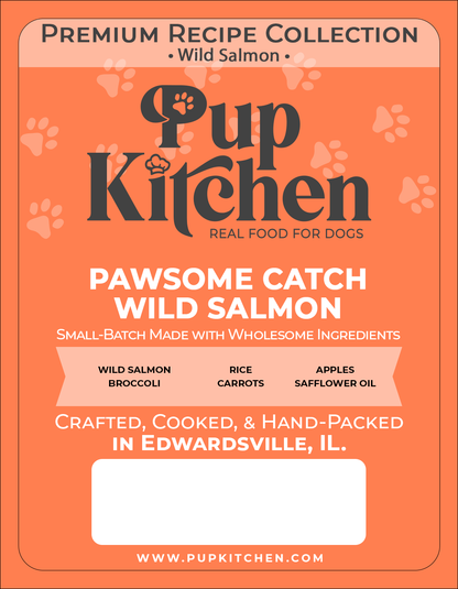 Premium Recipe | Pawsome Catch Wild Salmon Meal | Premium Dog Food | Pup Kitchen