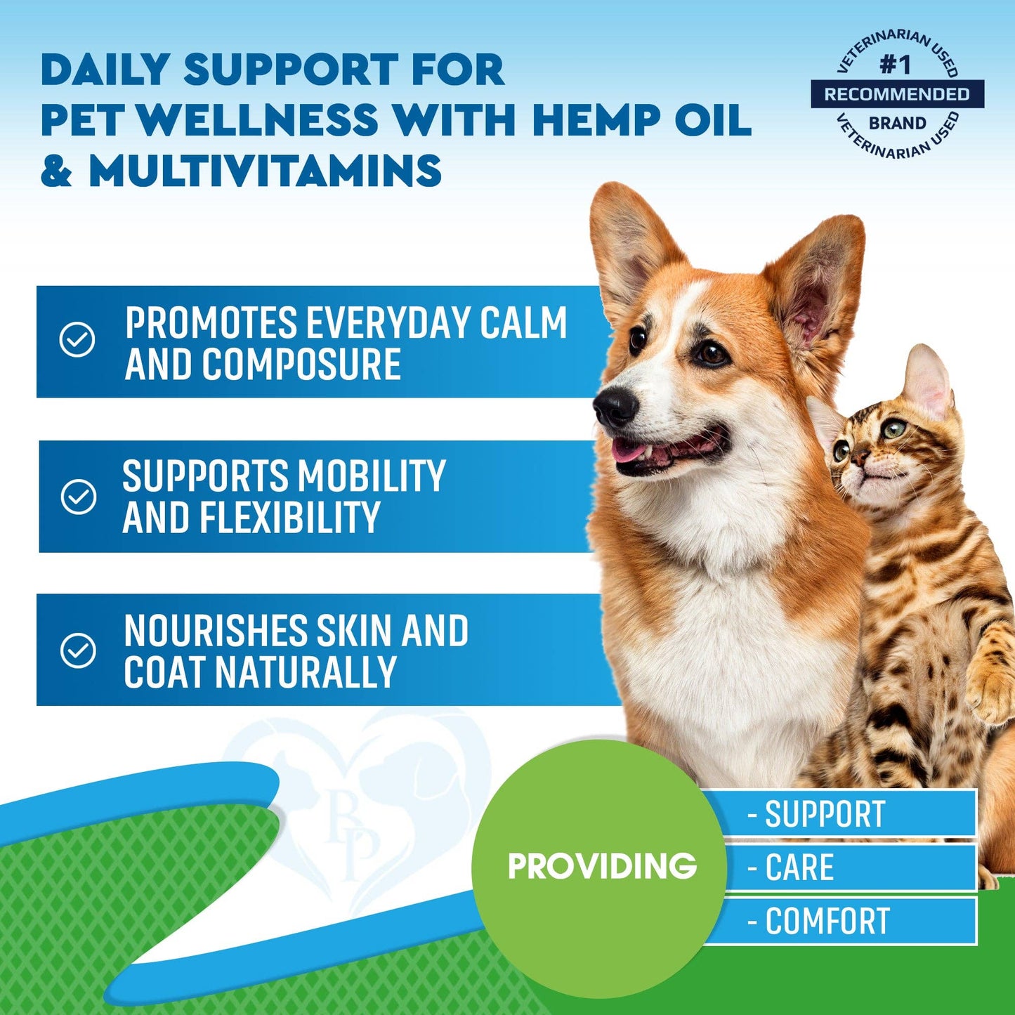 Beloved Pets - Cat & Dog Hemp Oil Drops - Pet Calming Anti Anxiety & Herbal Stress Relief - Natural Organic Liquid Medication for Arthritis & Hip, Joint Pain Releaf - Dog Sedative Supplements Made in USA