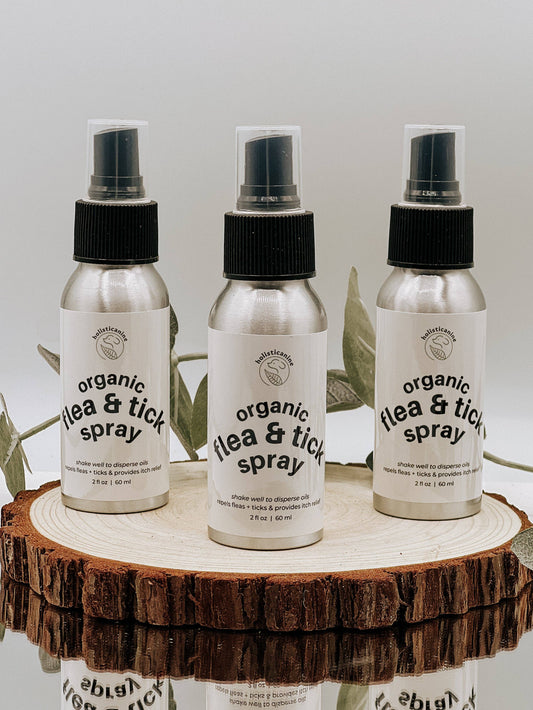 holisticanine - Organic Flea + Tick Spray - Travel Size