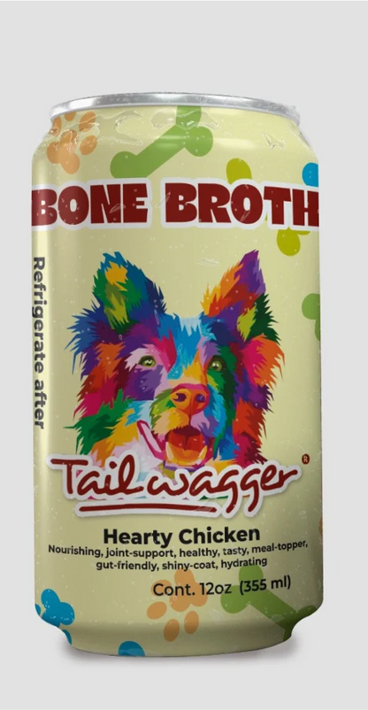 Tailwagger Dog Beer - Tailwagger Hearty Chicken Bone Broth