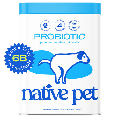 Native Pet - Probiotic & Prebiotic Powder Vet-Formulated Supplement