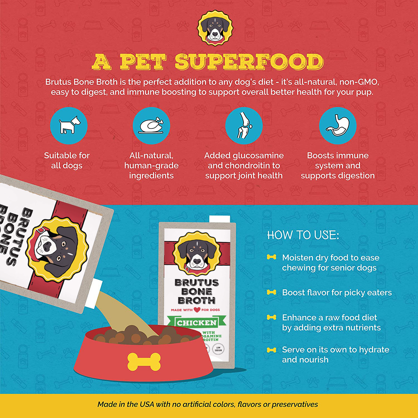 Brutus Broth - Brutus Bone Broth - Beef Flavor