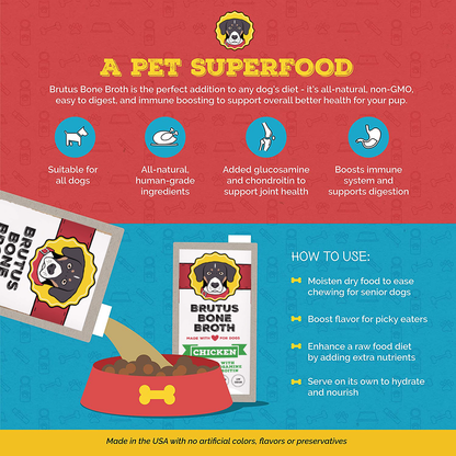 Brutus Broth - Brutus Bone Broth - Chicken Flavor
