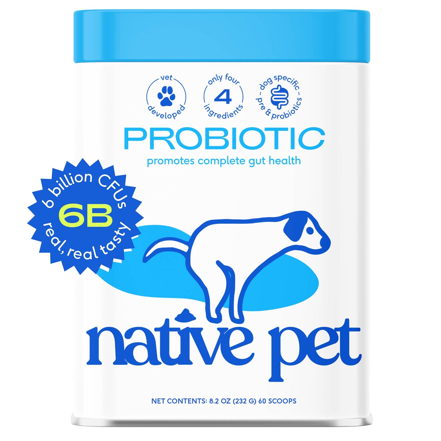 Native Pet - Probiotic & Prebiotic Powder Vet-Formulated Supplement