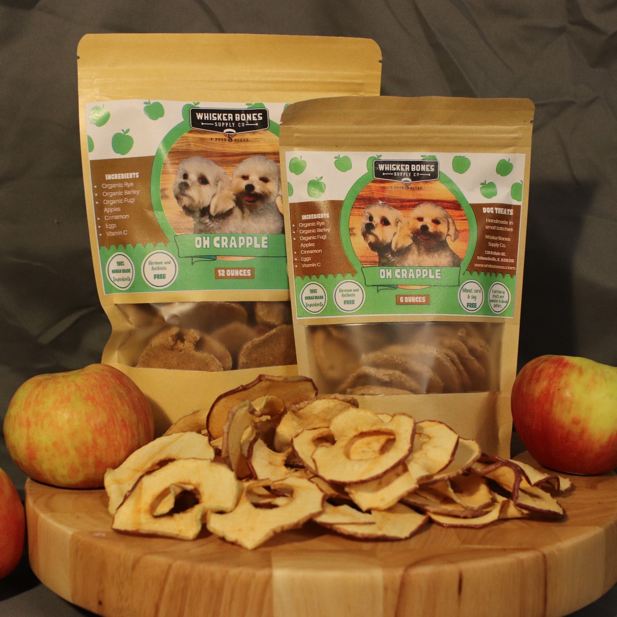 Oh Crapple Dog Treats - 6oz Bag – Pup Kitchen