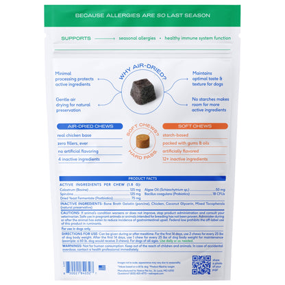 Allergy & Immune Chews, an Allergy & Itch Relief Supplement