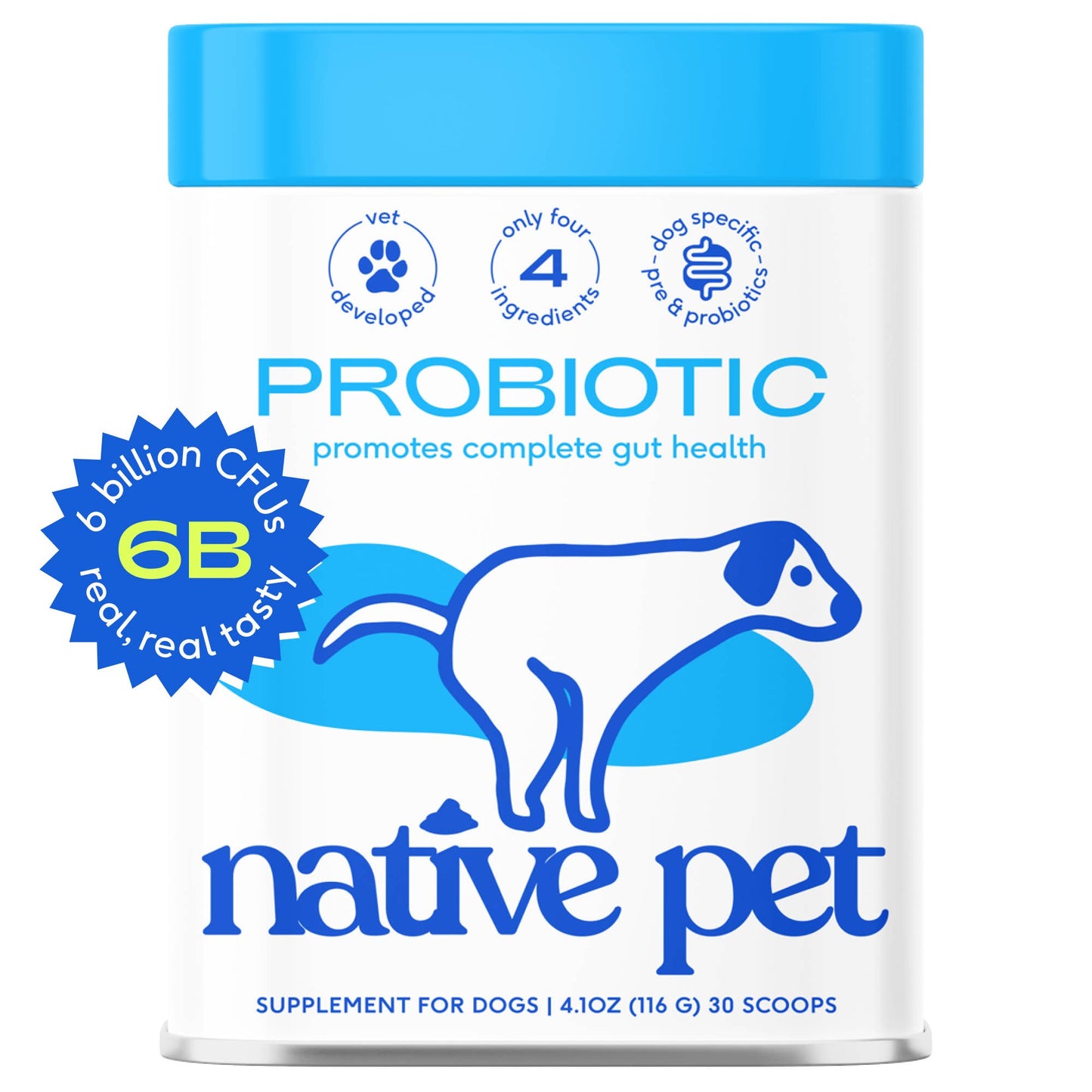 Native Pet - Probiotic & Prebiotic Powder Vet-Formulated Supplement