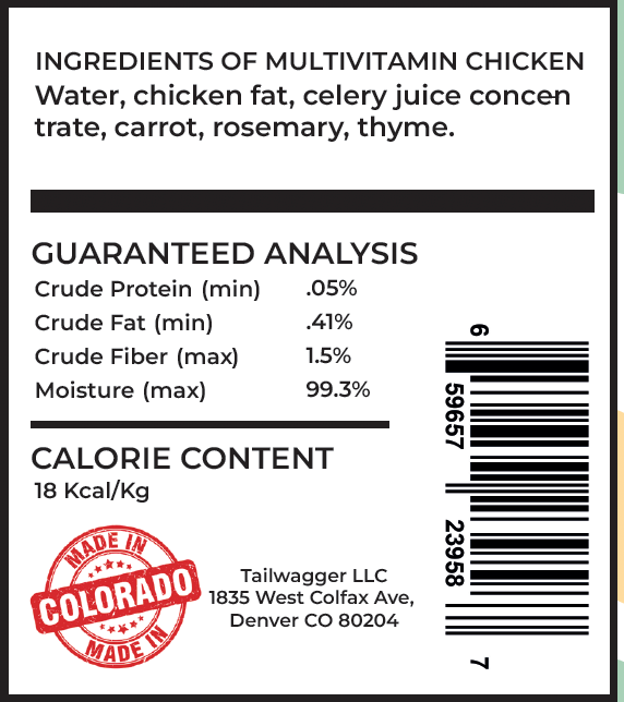 Tailwagger Dog Beer - Tailprime Multivitamin Chicken