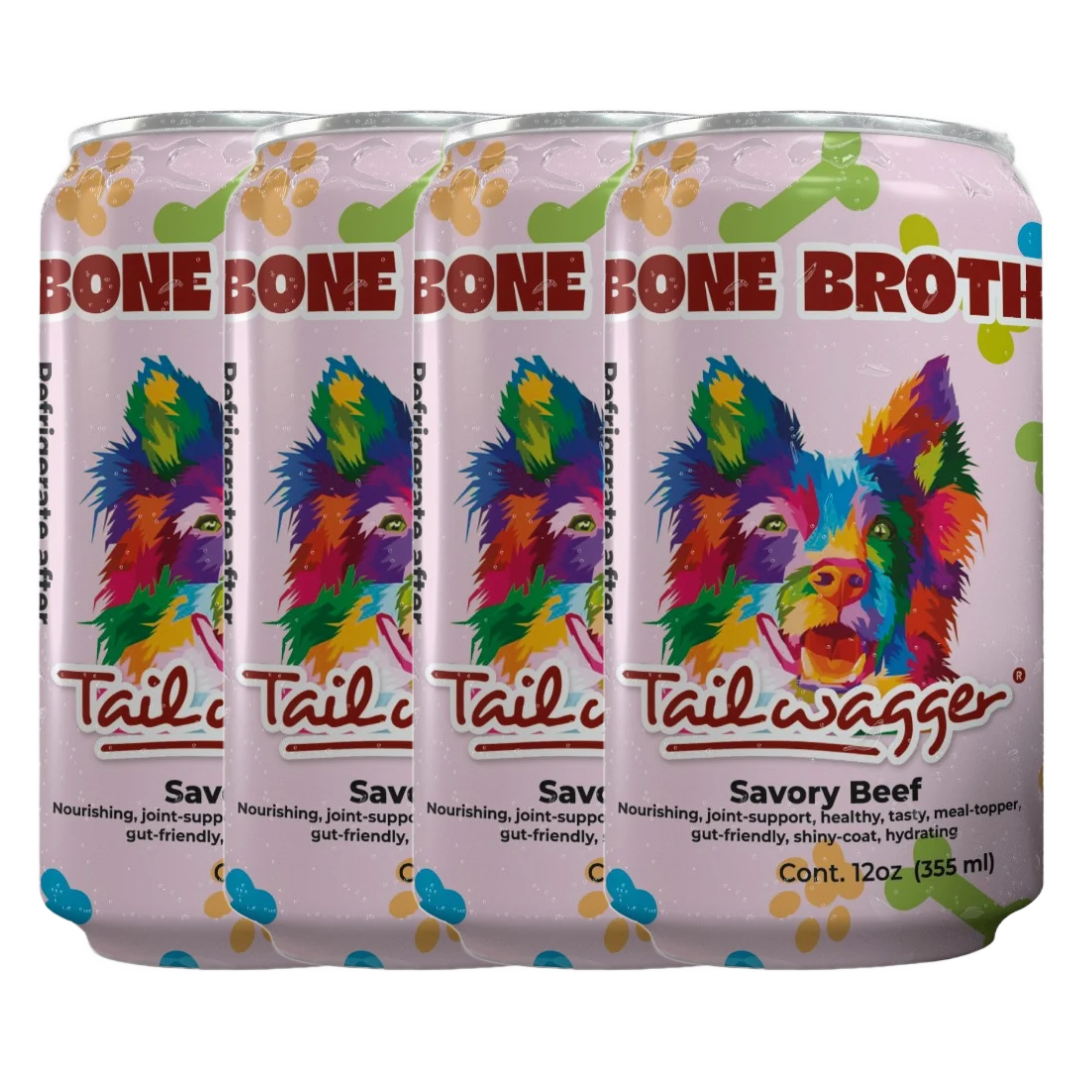 Tailwagger Dog Beer - Tailwagger Savory Beef Bone Broth