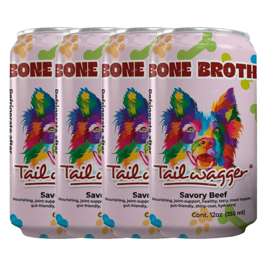 Tailwagger Dog Beer - Tailwagger Savory Beef Bone Broth