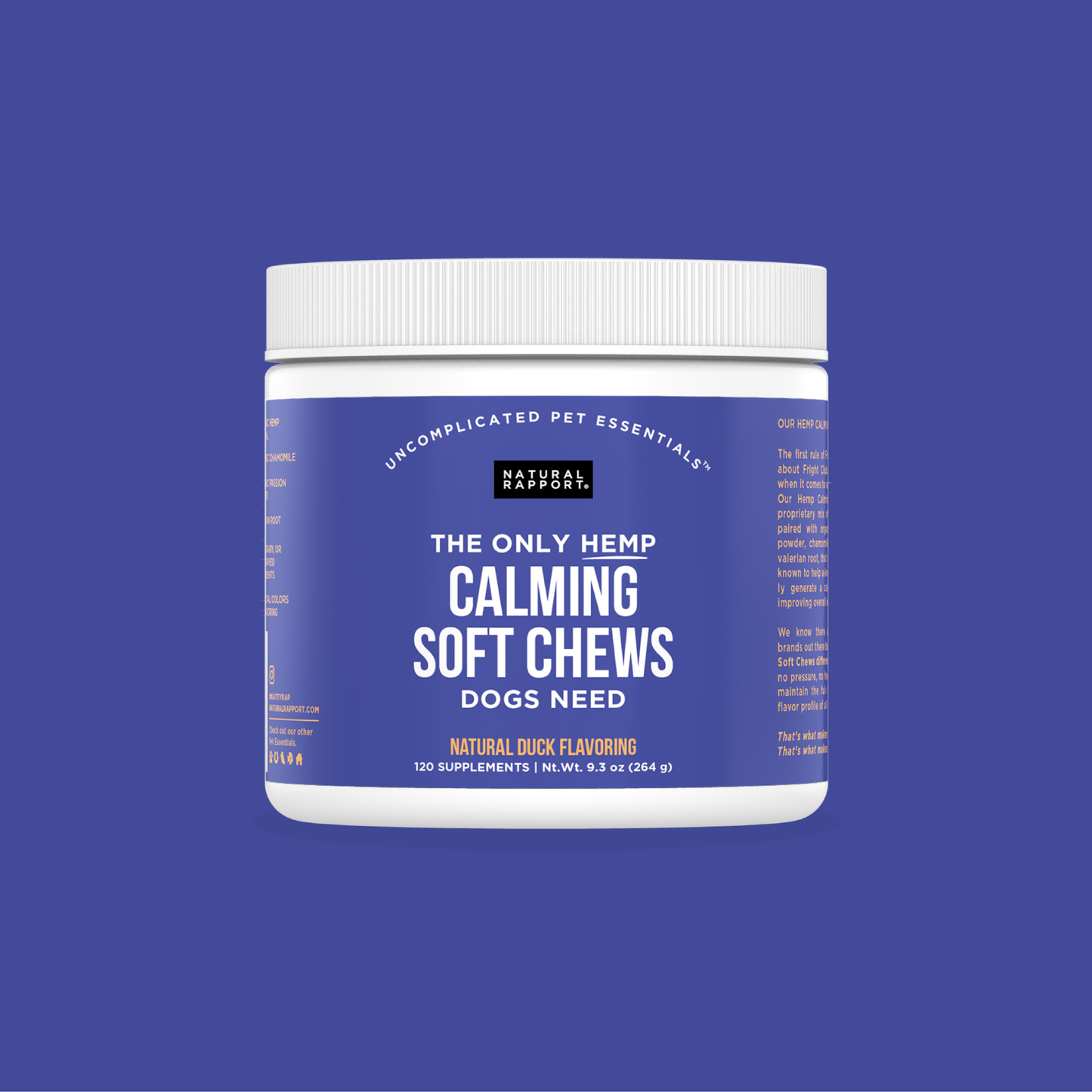 Natural Rapport - The Only Hemp Calming Soft Chews Dogs Need