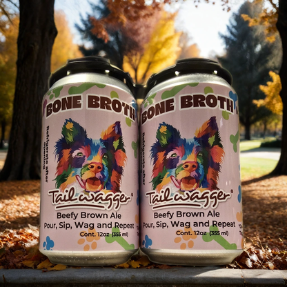 Tailwagger Dog Beer - Tailwagger Savory Beef Bone Broth