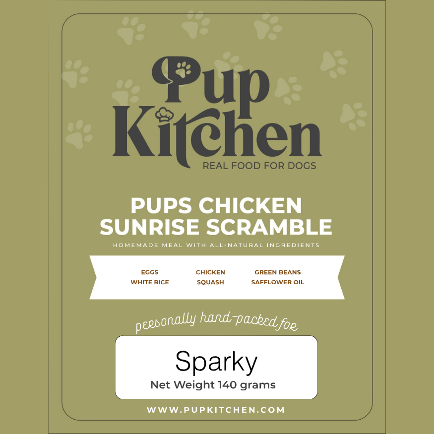 Pups Chicken Sunrise Scramble | Premium Dog Food | Pup Kitchen